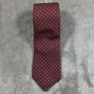 Vintage Yves Saint Laurent Neckwear Tie Mens 57.5x3 Silk Geometric Abstract 70s